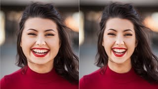 How to make Slim face in photoshop  Fat to slim photoshop tutorial [upl. by Mccartan]