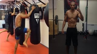 Edson Barboza MMA Training [upl. by Ingalls612]