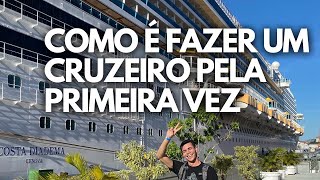 COMO FUNCIONA UM CRUZEIRO  Viajar de Cruzeiro pela primeira vez  Costa Cruzeiros [upl. by Ruomyes421]