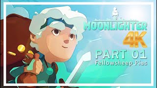 Moonlighter Gameplay in 4K 60FPS No Commentary PART 01 [upl. by Eizzik]