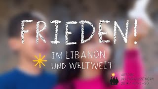 Frieden für die Kinder  Sternsingerlied 2020 [upl. by Norvil]