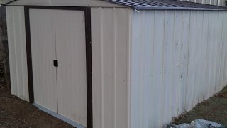 NP101267 10X12 Arrow Storage Shed Assembly  L2Survive with Thatnub [upl. by Nehte]