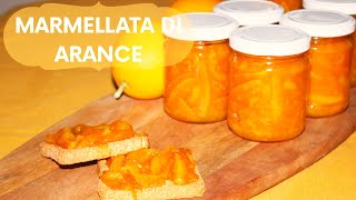 MARMELLATA DI ARANCE BIO  CON LE BUCCE  RICETTA FACILE E DI SOSTANZA [upl. by Eatnoled76]