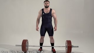 CLEAN and JERK  Olympic weightlifting [upl. by Kessler177]