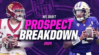 2024 NFL Draft Prospect Breakdown Caleb Williams Michael Penix Jr amp more  CBS Sports [upl. by Hirai]