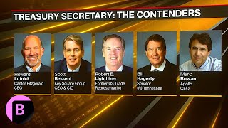 Donald Trumps Treasury Secretary Who Are the Possible Contenders [upl. by Verdha]