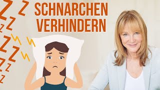 Schnarchen verhindern 💤 SO geht es leichter als gedacht [upl. by Mariann]