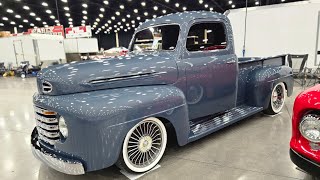 Grand National F100 Show in EPIC Pigeon Forge TN 1200 Custom Trucks fordf100 pigeonforge [upl. by Hendry857]