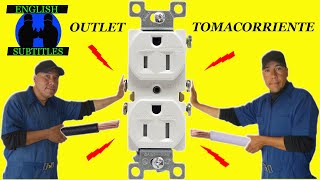 Como cambiar un TOMACORRIENTE BIEN EXPLICADO  How to Replace an Electric OUTLET WELL EXPLAINED [upl. by Anerak]