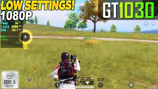 Pubg Mobile GT 1030  İ5 10400F  1080p Low 120FPS [upl. by Ivgnout]