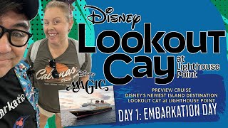 4K Day 1 Disney 3 Day Preview Cruise to Lookout Cay at Lighthouse Point aboard the Disney Magic [upl. by Tepper]