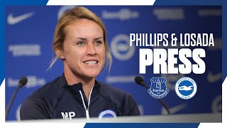 Melissa Phillips amp Vicky Losadas Everton Press Conference [upl. by Gigi531]