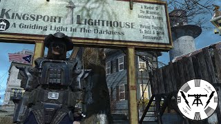 Fallout 4 Kingsport Lighthouse Settlement Build [upl. by Allmon]