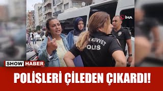 Kasksız yakalanan motosikletli kadın polisleri çileden çıkardı [upl. by Ursal]