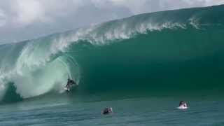 Nathan Florences Impossible Paddlein Wave at Teahupoo [upl. by Genovera]