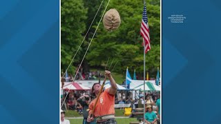 Grandfather Mountain Highland Games held this past weekend [upl. by Harve694]