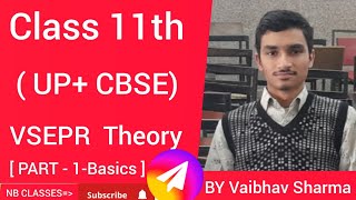 VSEPR THEORY PART1 CLASS 11TH [upl. by Aicirtap]