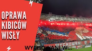 OPRAWA KIBICÓW WISŁY PODCZAS DERBÓW KRAKOWA HYMN DOPING OPRAWA RACE [upl. by Sivek101]