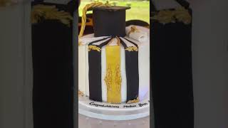 Graduation themed cake baking cake cakedecorating [upl. by Enomor]