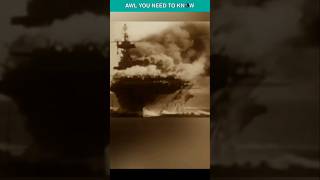 When Japan Sank Aircraft Carrier USS Yorktown CV5 In 1942 shorts [upl. by Quin]