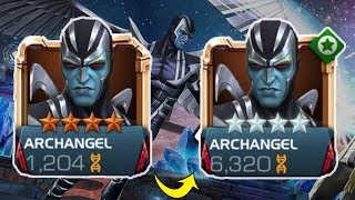 Archangel Rank Up Abilities amp Gameplay  Marvel Contest Of Champions [upl. by Acinnor]