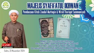 LIVESTREAM Majelis Talim Syafaatul Ikhwan Malam Ahad 23 November 2024 [upl. by Ellinad225]