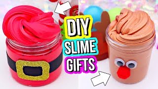 DIY SLIME GIFTS How To Make Slime Gifts for Christmas [upl. by Sydalg314]