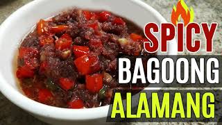 Original Bagoong Alamang ng Bicol Recipe  100 Delicious and Spicy  Valeriana Vlogs [upl. by Dahraf]