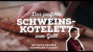 Das perfekte Schweinskotelett vom Grill [upl. by Anirtik]