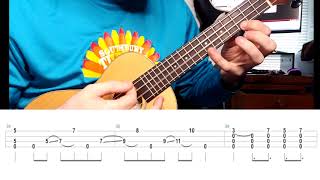 While My Guitar Gently Weeps Ukulele Tutorial [upl. by Ninehc]