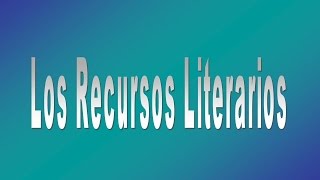 Recursos literarios  El Hipérbaton y el Paralelismo [upl. by Baseler]