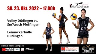 NLA Volleyball Qualifikation 20222023 Volley Düdingen  SmAesch Pfeffingen [upl. by Rosner]