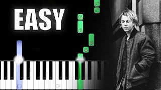 Another Love Tom Odell  EASY Piano Tutorial [upl. by Euqinimod]