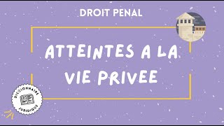 ATTEINTE A LA VIE PRIVEE 🔤 [upl. by Kappenne]