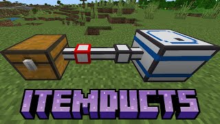 Itemducts MCPE Bedrock Edition Free AddonMod [upl. by Tavish]