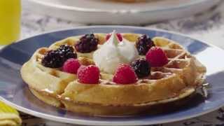 How to Make Belgian Waffles  Brunch Recipes  Allrecipescom [upl. by Lathrop344]