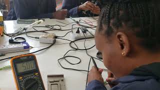 use of multimeter in testing current and voltage [upl. by Emmalyn]