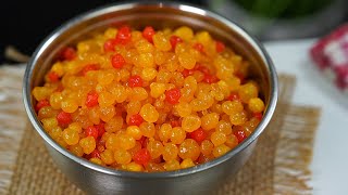 Bundi Recipe  Meethi Boondi Recipe by Tiffin Box  Bundia Recipe  Ramadan Special [upl. by Vic710]