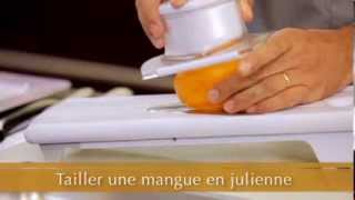 Tailler une mangue en julienne [upl. by Madora]