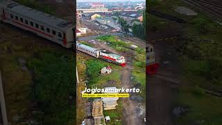 Kereta Api Joglosemarkerto dari Solo Balapan tujuan Purwokerto keretaapiindonesia shorts [upl. by Julina]