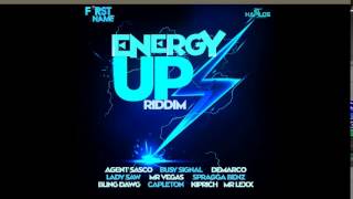 ENERGY UP RIDDIM MIXX BY DJMoM BUSY SIGNAL DEMARCO AGENT SASCO and more [upl. by Ayadahs]