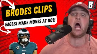 EAGLES MOVE SEAN DESAI TO THE BOOTH amp ASK MATT PATRICIA TO CALL PLAYS  Brodes Clips [upl. by Ludwigg699]