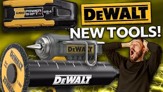 10 New Tools from DeWalt  New Powershift and 20V Max tools [upl. by Shellans981]