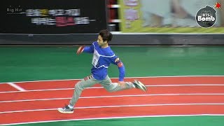 BANGTAN BOMB BTS 방탄소년단 a 400meter relay race  2016 설특집 아육대 [upl. by Yoccm]