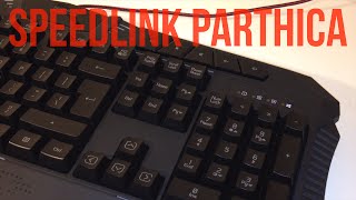 SPEEDLINK PARTHICA Core Gaming Keyboard Review [upl. by Aititil]