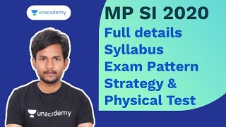 MP SI 2020 Full details Syllabus Exam Pattern Strategy amp Physical Test  Avadhesh Singh [upl. by Fernandez545]