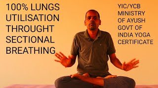 ABDOMINAL  THORACIC  CLAVICULAR BREATHING FOR AYUSH  YIC YOGA EXAMS  SWAMI VIVEKANANDA YOGA [upl. by Odnolor193]