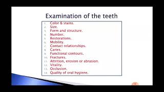 Intraoral Examination Part III [upl. by Haikezeh]