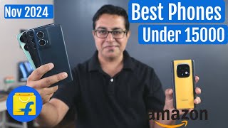 Top 5 Best Phones Under 15000 in Nov 2024 I Best Smartphone Under 15k [upl. by Oruhtra]