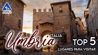 Umbria Italia Los 5 Lugares y Cosas para Visitar  Guía de Viaje en 4K [upl. by Ran461]